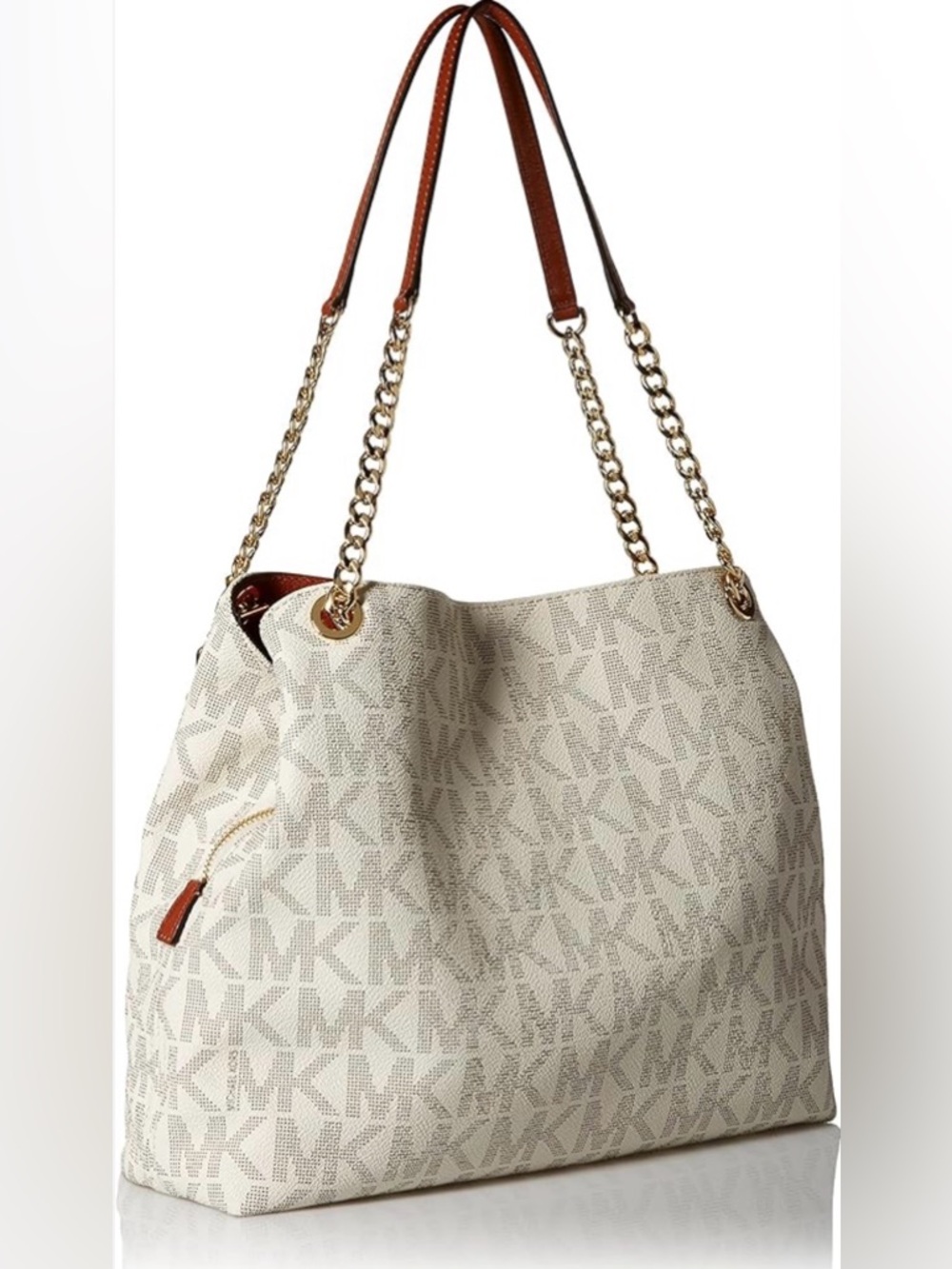 Michael Kors Raven Large Shoulder Tote in Vanilla Signature – Like New! - Picture 2 of 16